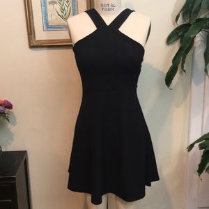 Missguided black mini dress size 8